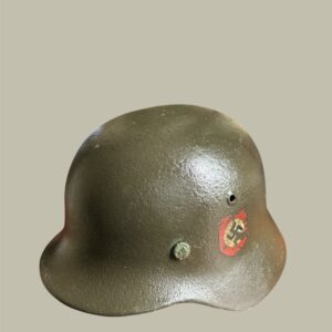 WWII German, M40 Helmet, ET62,Rare Waffen SS Double Decal, 1940 Dated Liner, Collector Grade